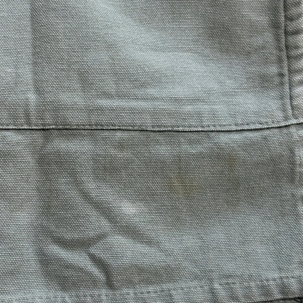 Calvin Klein Gray Cotton Canvas‎ Bib Apron with Pockets and D-Ring Straps